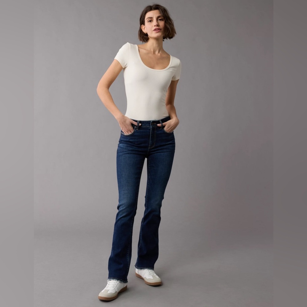 AE Next Level High-Waisted Skinny Kick Jean